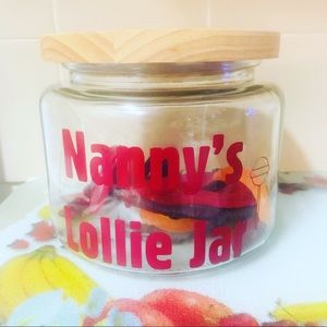 Personalised lollie jars